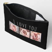 私はあなたを愛するママ写真の大 アクセサリーポーチ (見開き)
