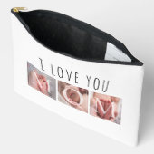 私はあなたを愛するママ写真の大 アクセサリーポーチ (見開き)