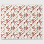 私はあなたを愛するママ怠惰パターンベビシャワー誕生日 ラッピングペーパー (フラット)