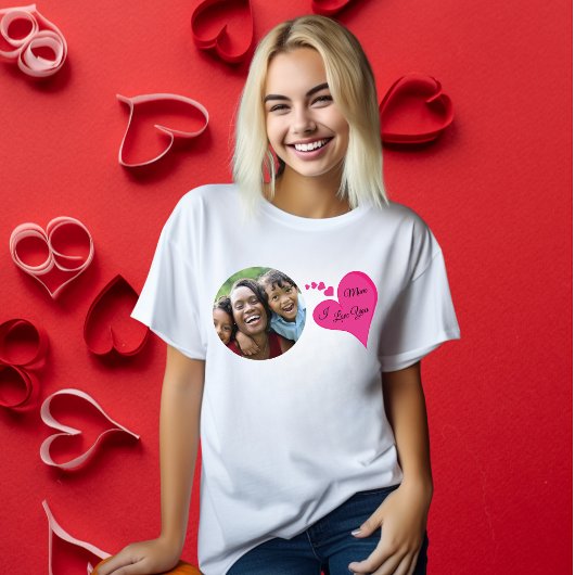 私はあなたを愛するママ母の日ギフトTシャツ トライブレンドTシャツ