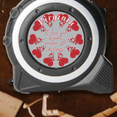 私はあなたを愛するメジャーのハートの装飾をパーソナライズ メジャー