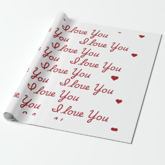 私はあなたを愛するラッピング紙 ラッピングペーパー