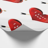 私はあなたを愛するラッピング紙 ラッピングペーパー (角)