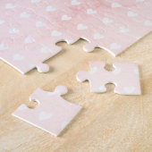 私はあなたを愛するラテかわいいかわいいコーヒーカップ&ハート ジグソーパズル (側面)