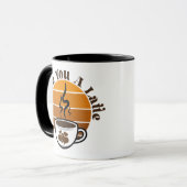 私はあなたを愛するラテかわいいかわいい マグカップ (正面左)