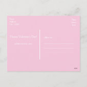 私はあなたを愛するラテバレンタインデーのコーヒーポストカード シーズンポストカード (裏面)