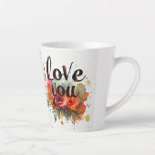 私はあなたを愛するラテマグ カフェラテマグ (右)