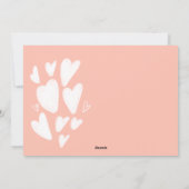 私はあなたを愛するラテ教室フォトバレンタインデー シーズンカード (裏面)