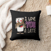 私はあなたを愛するラテ クッション (ブランケット)