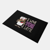 私はあなたを愛するラテ ドアマット (アングル)