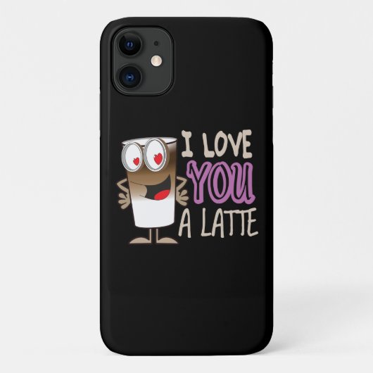 私はあなたを愛するラテ Case-Mate iPhoneケース (裏面)