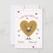 私はあなたを愛するワッフルロットハートキッズバレンタイン (正面)