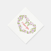 私はあなたを愛する可愛い花 スタンダードカクテルナプキン (角)