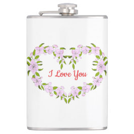 私はあなたを愛する可愛い花 フラスク
