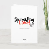 私はあなたを愛する大きなトランプ絵文字バレンタイン シーズンカード (裏面)