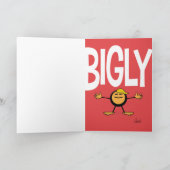 私はあなたを愛する大きなトランプ絵文字バレンタイン シーズンカード (内部)