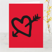 私はあなたを愛する巨大なグリーティングカード カード (黄色い花)