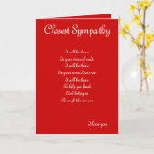 私はあなたを愛する悔やみや弔慰グリーティングカード カード (黄色い花)