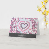 私はあなたを愛する愛する私の愛のバレンタイン素敵なモノグラム カード (黄色い花)