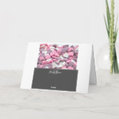 私はあなたを愛する愛する私の愛のバレンタイン素敵なモノグラム カード (裏面)