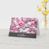 私はあなたを愛する愛する私の愛のバレンタイン素敵なモノグラム カード (黄色い花)