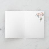 私はあなたを愛する手紙ヴィンテージバレンタインホリデーカード サンキューカード (内部)