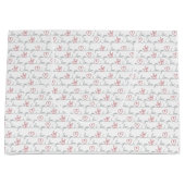 私はあなたを愛する抱き枕 ラージペーパーバッグ (正面)