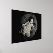 私はあなたを愛する文字金ゴールドハート |写カスタム真 箔ポスター (レイダウン)