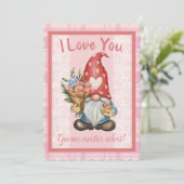 私はあなたを愛する格言ヴァレンティーンズデイフラットカード シーズンカード (スタンド正面)