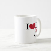 私はあなたを愛する格言 コーヒーマグカップ (正面右)