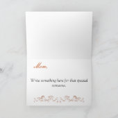 私はあなたを愛する母の日裁縫工芸品クリエイティブカード カード (内部)