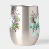 私はあなたを愛する母パープルアクア春の花 (右面)