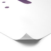 私はあなたを愛する母フローラ母の日ギフトアイディア ポスター (角)