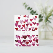 私はあなたを愛する水色ハートバレンタインデーのカード シーズンカード (スタンド正面)