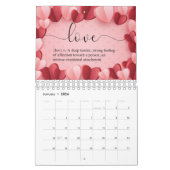 私はあなたを愛する聖なる書物、 経典聖句感動的 カレンダー (1月 2026)