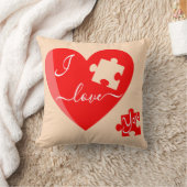 私はあなたを愛する装飾用クッション クッション (ブランケット)