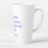 私はあなたを愛する過去月のすべての天国に カフェラテマグ (右)