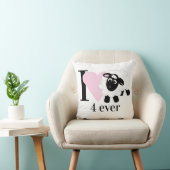 私はあなたを愛する4つのかわいい漫画の羊 クッション (椅子)
