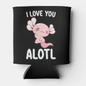 私はあなたを愛するAlotlバレンタインデー 缶クーラー (正面)