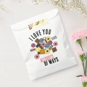 私はあなたを愛するLicorice Allsortsバレンタインデーお菓子 フェイバーバッグ (封をした状態)