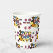 私はあなたを愛するLicorice Allsortsバレンタインデーお菓子 紙コップ (右)