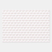 私はあなたを愛ママ引用文ピンクグリッターハート ラッピングペーパーシート (正面3)