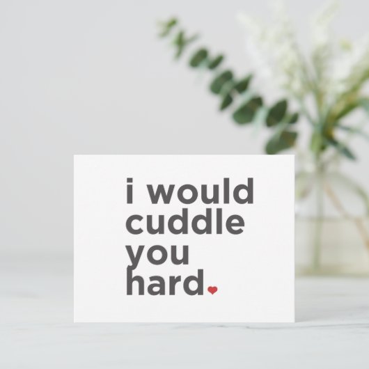 私はあなたを抱きしめたい懸命 ポストカード (スタンド正面)