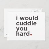 私はあなたを抱きしめたい懸命 ポストカード (正面/裏面)