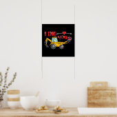 私はあなたを掘るバックホバレンタイン ポスター (キッチン)