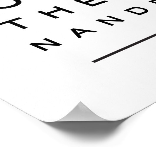 私はあなたを月とバックアイチャートに愛している ポスター (角)