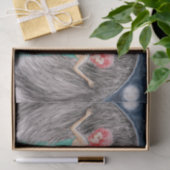 私はあなたを月とバックティッシュペーパーに愛している 薄葉紙 (ギフト)