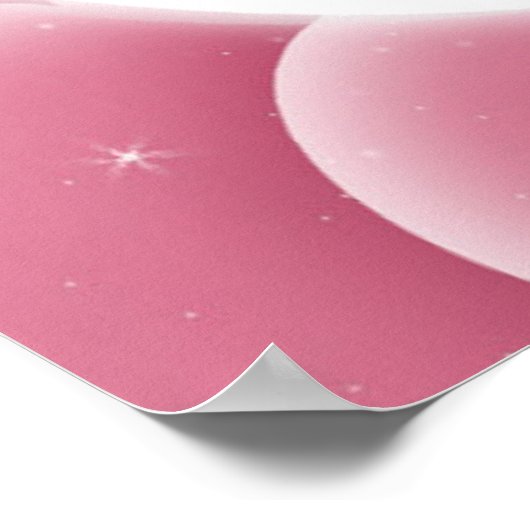 私はあなたを月とバックポスターに愛している ポスター (角)