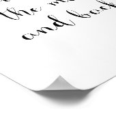 私はあなたを月とバックポスターに愛している ポスター (角)