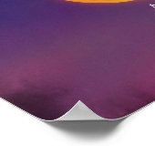 私はあなたを月とバックポスターに愛している ポスター (角)